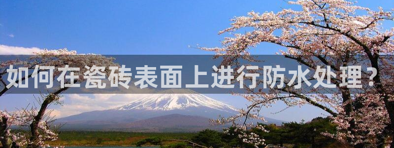 万事达娱乐指尖得：如何在瓷砖表面上进行防水处理？